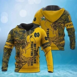 Notre Dame Fighting Irish Fishing 3d Hoodie For Men For Women All Over Printed Hoodie - 9649b57c805b