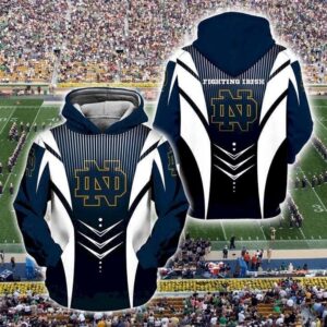 Notre Dame Fighting Irish For Fan Pullover And Zippered Hoodies Custom 3D Graphic Printed 3D Hoodie All Over Print Hoodie For Men For Women - 791a1cec8af7