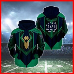 Notre Dame Fighting Irish For Football Pullover And Zippered Hoodies Custom 3D Graphic Printed 3D Hoodie All Over Print Hoodie For Men For Women - 4f4d209796e5