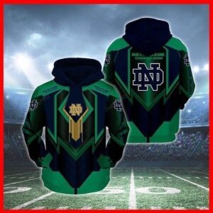 Notre Dame Fighting Irish For Football Pullover And Zippered Hoodies Custom 3d Graphic Printed 3d Hoodie All Over Print Hoodie For Men For Women - fed36ea1c6a9
