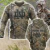 Notre Dame Fighting Irish Forest Pullover And Zippered Hoodies Custom 3D Graphic Printed 3D Hoodie All Over Print Hoodie For Men For Women - 40efa7912c32