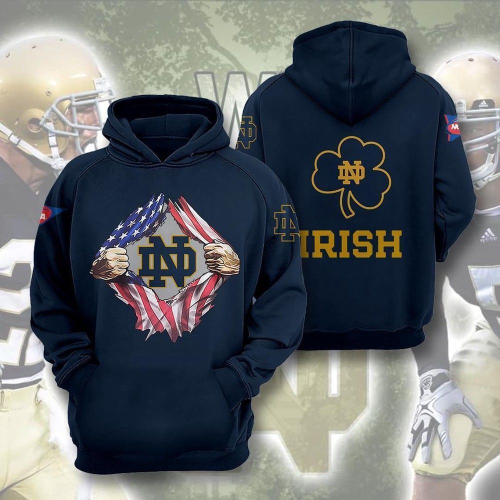 Notre Dame Fighting Irish Ncaa American Ripped Pullover And Zippered Hoodies Custom 3D Graphic Printed 3D Hoodie All Over Print Hoodie For Men For Women - 03a899c5fc70 Notre Dame Fighting Irish Ncaa American Ripped Pullover And Zippered Hoodies Custom 3D Graphic Printed 3D Hoodie All Over Print Hoodie For Men For Women - 03a899c5fc70