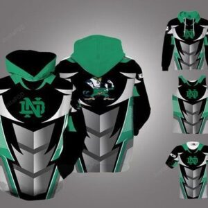 Notre Dame Fighting Irish Nfl Fan Pullover And Zippered Hoodies Custom 3d Graphic Printed 3d Hoodie All Over Print Hoodie For Men For Women - 65130779df5d
