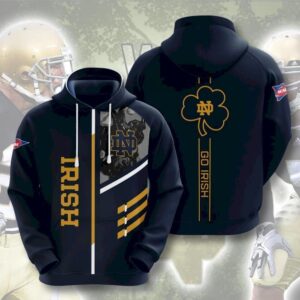 Notre Dame Fighting Irish Pullover And Zippered Hoodies Custom 3D Graphic Printed 3D Hoodie All Over Print Hoodie For Men For Women - 73294cb4a016