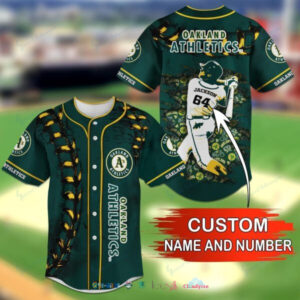 Oakland Athletics Mlb Personalized Baseball Jersey Shirt