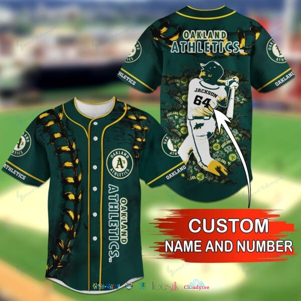Oakland Athletics Mlb Personalized Baseball Jersey Shirt Oakland Athletics Mlb Personalized Baseball Jersey Shirt