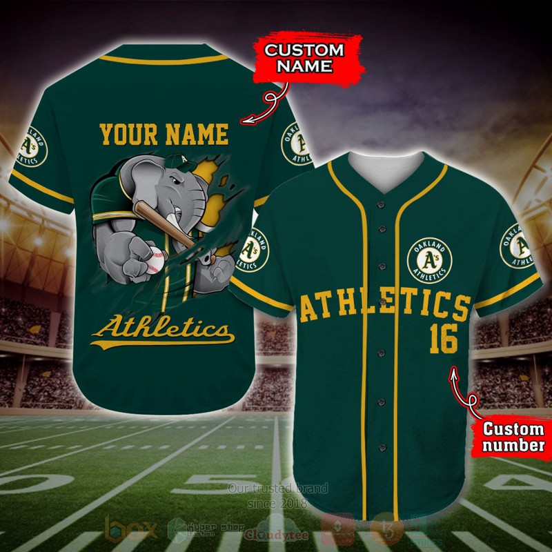 Oakland Athletics Mlb Personalized Baseball Jersey Oakland Athletics Mlb Personalized Baseball Jersey