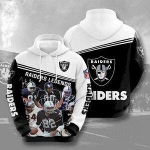 Oakland Raiders All Over Print 3D Hoodie - 42a1e99dde58