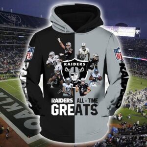 Oakland Raiders All Time 3D Hoodie For Men For Women All Over Printed Hoodie - 2db771e52d2d