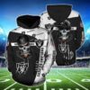 Oakland Raiders Hip Hop Skull 3D Hoodie For Men For Women All Over Printed Hoodie - 4bcb46738076
