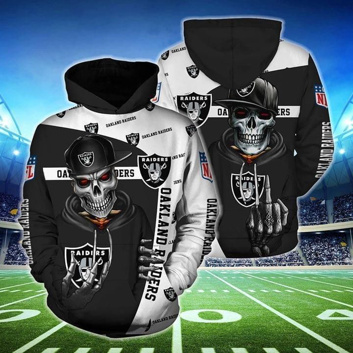 Oakland Raiders Hip Hop Skull 3D Hoodie For Men For Women All Over Printed Hoodie - 4bcb46738076 Oakland Raiders Hip Hop Skull 3D Hoodie For Men For Women All Over Printed Hoodie - 4bcb46738076