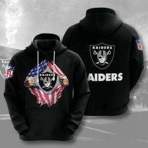 Oakland Raiders NFL 3D Hoodie Oakland Raiders All Over Print 3D Hoodie Oakland Raiders All Over Print 3D T Shirt - 76f521ba1973