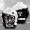 Oakland Raiders NFL Oakland Raiders All Over Print 3D Hoodie - d6827f4e81e8