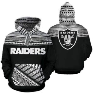 Oakland Raiders Ncaa Football Maori Tattoo V2 3D Hoodie For Men For Women Oakland Raiders All Over Printed Hoodie. Oakland Raiders 3D Full Printing Shirt - a2b31e6156b2