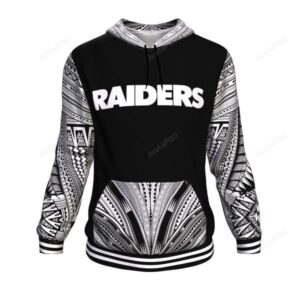 Oakland Raiders Ncaa Football Maori Tattoo V2 3d Hoodie For Men For Women Oakland Raiders All Over Printed Hoodie. Oakland Raiders 3d Shirt - 06cae0d82ec2