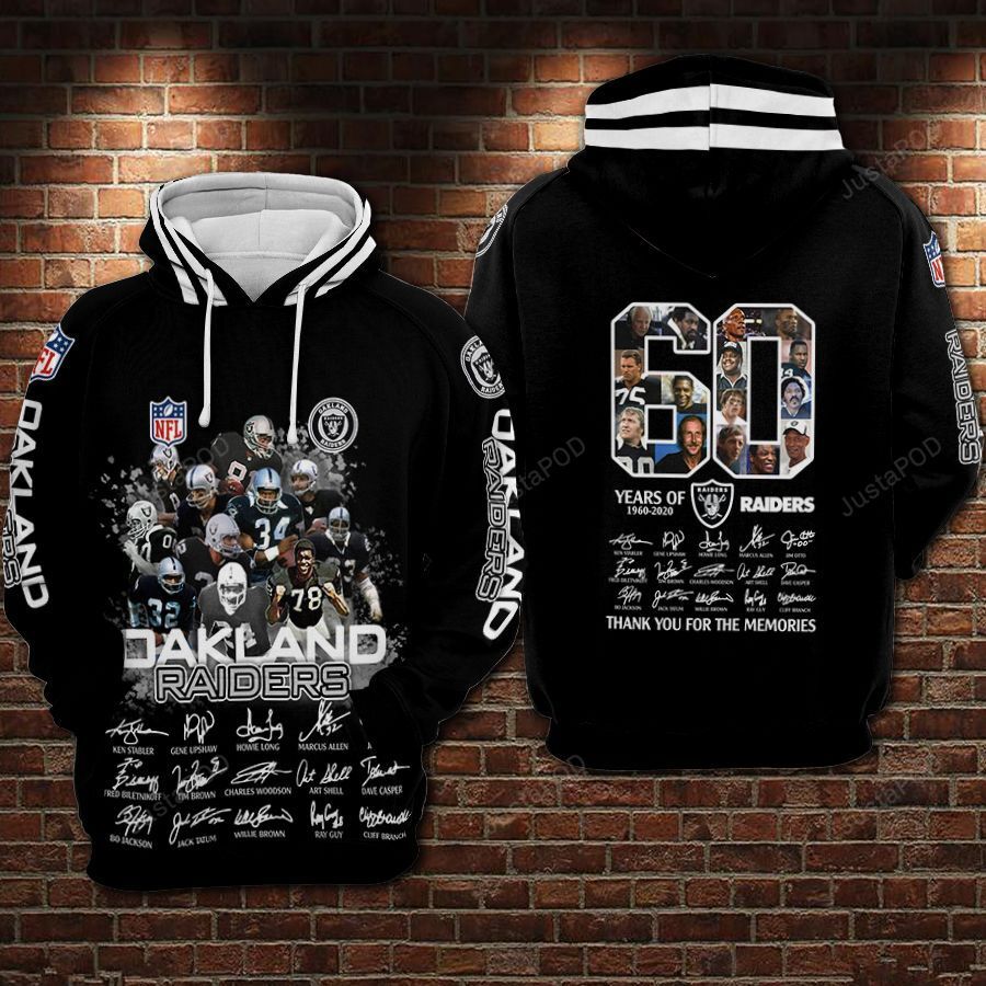 Oakland Raiders Nfl Football 60th Anniversary 3d Hoodie For Men For Women Oakland Raiders All Over Printed Hoodie. Oakland Raiders 3d Shirt - 39b9b0273f40 Oakland Raiders Nfl Football 60th Anniversary 3d Hoodie For Men For Women Oakland Raiders All Over Printed Hoodie. Oakland Raiders 3d Shirt - 39b9b0273f40