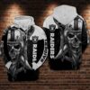Oakland Raiders Nfl Football Black White 3d Hoodie For Men For Women Oakland Raiders All Over Printed Hoodie. Oakland Raiders 3d Shirt - def8f9ad29f8