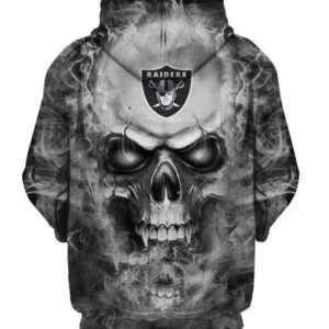 Oakland Raiders Nfl Football Skull Hoodie All Over Print 3D Hoodie 3D Sweatshirt Clothing Hoodie21540 - 0f743e8ab5df