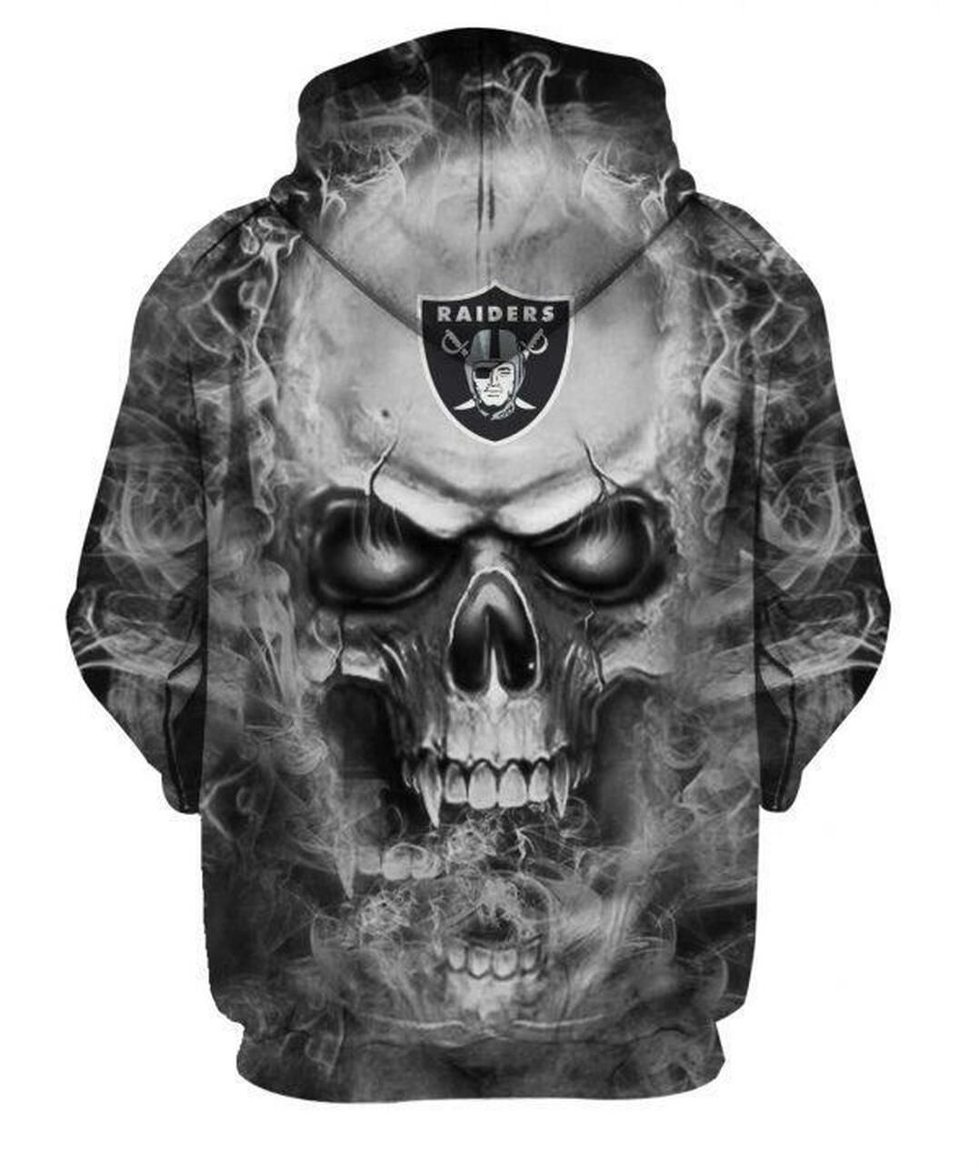 Oakland Raiders Nfl Football Skull Hoodie All Over Print 3D Hoodie 3D Sweatshirt Clothing Hoodie21540 - 0f743e8ab5df Oakland Raiders Nfl Football Skull Hoodie All Over Print 3D Hoodie 3D Sweatshirt Clothing Hoodie21540 - 0f743e8ab5df