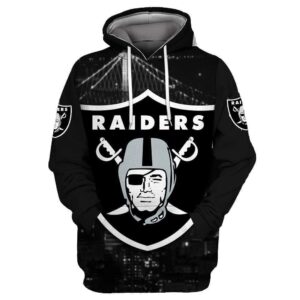 Oakland Raiders Pocket Pullover 3D Hoodie For Men For Women All Over Printed Hoodie - e0e6219b26e3