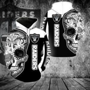 Oakland Raiders Poco Loco Skull 3D Hoodie For Men For Women All Over Printed Hoodie - 6fc2c4d028a8