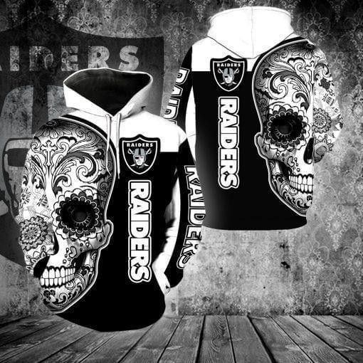 Oakland Raiders Poco Loco Skull 3D Hoodie For Men For Women All Over Printed Hoodie - 6fc2c4d028a8 Oakland Raiders Poco Loco Skull 3D Hoodie For Men For Women All Over Printed Hoodie - 6fc2c4d028a8
