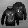 Oakland Raiders Skull 3D Hoodie For Men For Women All Over Printed Hoodie - 4a55e4897a92