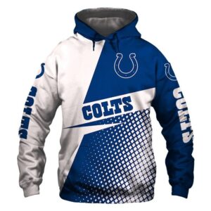Official Indianapolis Colts NFL Men and Women 3D Hoodie And Zip Hoodie Indianapolis Colts 3D Shirt Indianapolis Colts All Over Printed Hoodie Shirt - 8bead6d6465b