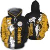 Official N F L Pittsburgh Steelers Pullover Hoodies Custom 3D Graphic Printed 3D Hoodie All Over Print Hoodie For Men For Women - d12ad8829ce9