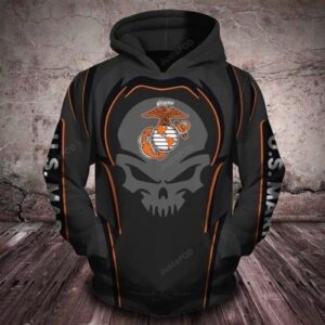 Official New U.s.marine Veterans Pullover Hoodies Custom 3d Graphic Printed 3d Hoodie All Over Print Hoodie For Men For Women - b7529f8b729c
