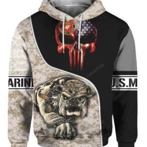 Official U.s Marines Pullover Hoodies Custom 3d Graphic Printed 3d Hoodie All Over Print Hoodie For Men For Women - ac78f07ee9d4