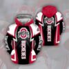 Ohio State Buckeyes 3D Full Printing Hoodie All Over Print 3D Hoodie - d31c1f362580