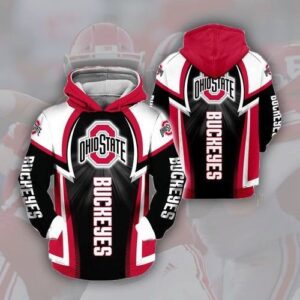 Ohio State Buckeyes All Over Print 3D Hoodie - f8619a15f36d