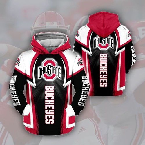 Ohio State Buckeyes All Over Print 3D Hoodie - f8619a15f36d Ohio State Buckeyes All Over Print 3D Hoodie - f8619a15f36d