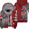 Ohio State Buckeyes Footballs 3D Hoodie Unisex Fleece Hoodie - b1dced627561