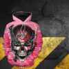 Ohio State Buckeyes Meta Skull 3d Hoodie For Men For Women All Over Printed Hoodie - 93879b75ae48
