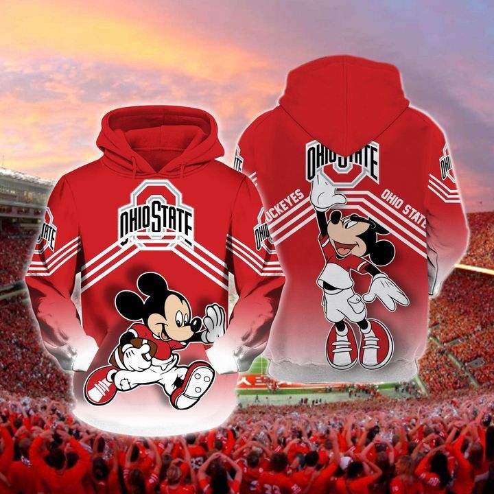 Ohio State Buckeyes Mickey 3D Hoodie For Men For Women All Over Printed Hoodie - 725958d213ca Ohio State Buckeyes Mickey 3D Hoodie For Men For Women All Over Printed Hoodie - 725958d213ca
