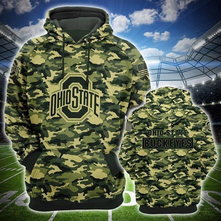 Ohio State Buckeyes Ncaa Camo 3D Hoodie For Men For Women All Over Printed Hoodie - 7d718c8697ec Ohio State Buckeyes Ncaa Camo 3D Hoodie For Men For Women All Over Printed Hoodie - 7d718c8697ec