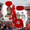 Ohio State Buckeyes Ncaa Haters Silence I Kill You Achmed 3D Hoodie For Men For Women All Over Printed Hoodie - 2e72a19f8705