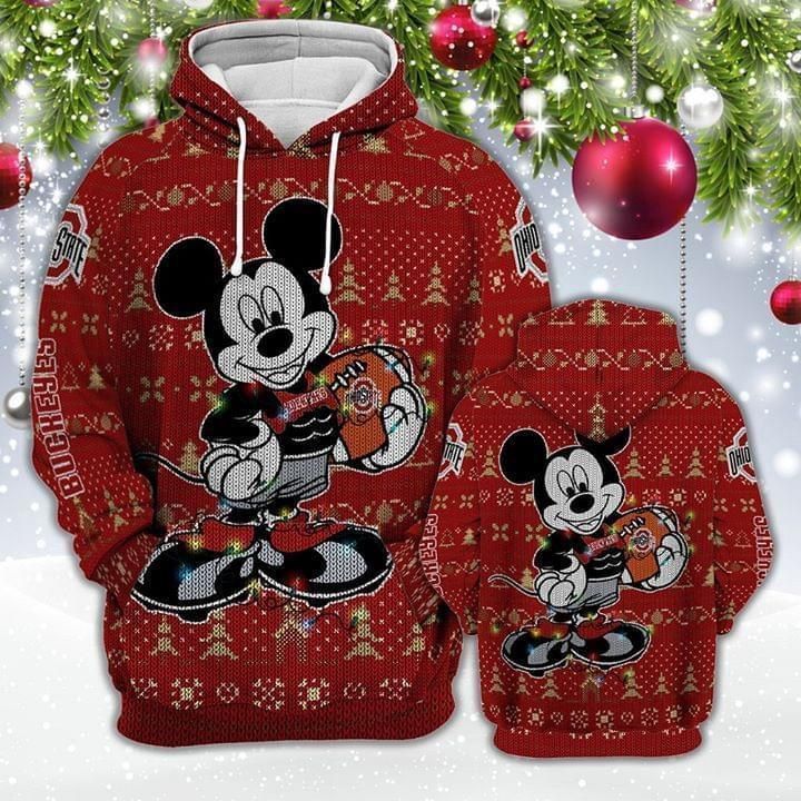 Ohio State Buckeyes Ncaa Mickey Christmas 3D Hoodie For Men For Women All Over Printed Hoodie - f71ab74018a4 Ohio State Buckeyes Ncaa Mickey Christmas 3D Hoodie For Men For Women All Over Printed Hoodie - f71ab74018a4