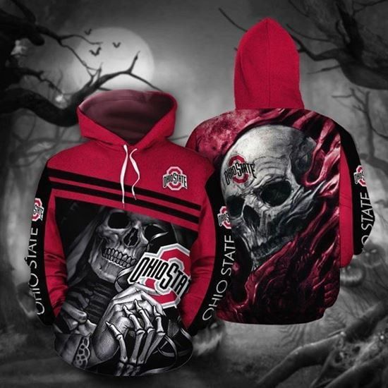 Ohio State Buckeyes Ncaa Skull 3D Hoodie For Men For Women All Over Printed Hoodie - 34343e56da81 Ohio State Buckeyes Ncaa Skull 3D Hoodie For Men For Women All Over Printed Hoodie - 34343e56da81