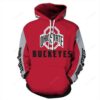 Ohio State Buckeyes Nfl Football Red 3d Hoodie For Men For Women Ohio State Buckeyes All Over Printed Hoodie. Ohio State Buckeyes 3d Full Printing Shirt - 611ac98a1e9e