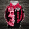 Ohio State Buckeyes Skull 3D Hoodie For Men For Women All Over Printed Hoodie - 44d929f2eae3
