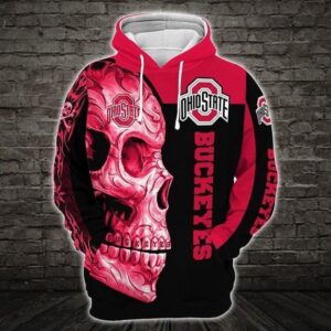 Ohio State Buckeyes Skull 3D Hoodie For Men For Women All Over Printed Hoodie - 44d929f2eae3