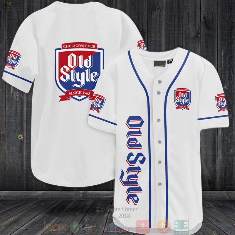 Old Style Chicago’S Beer Baseball Jersey Old Style Chicago’S Beer Baseball Jersey