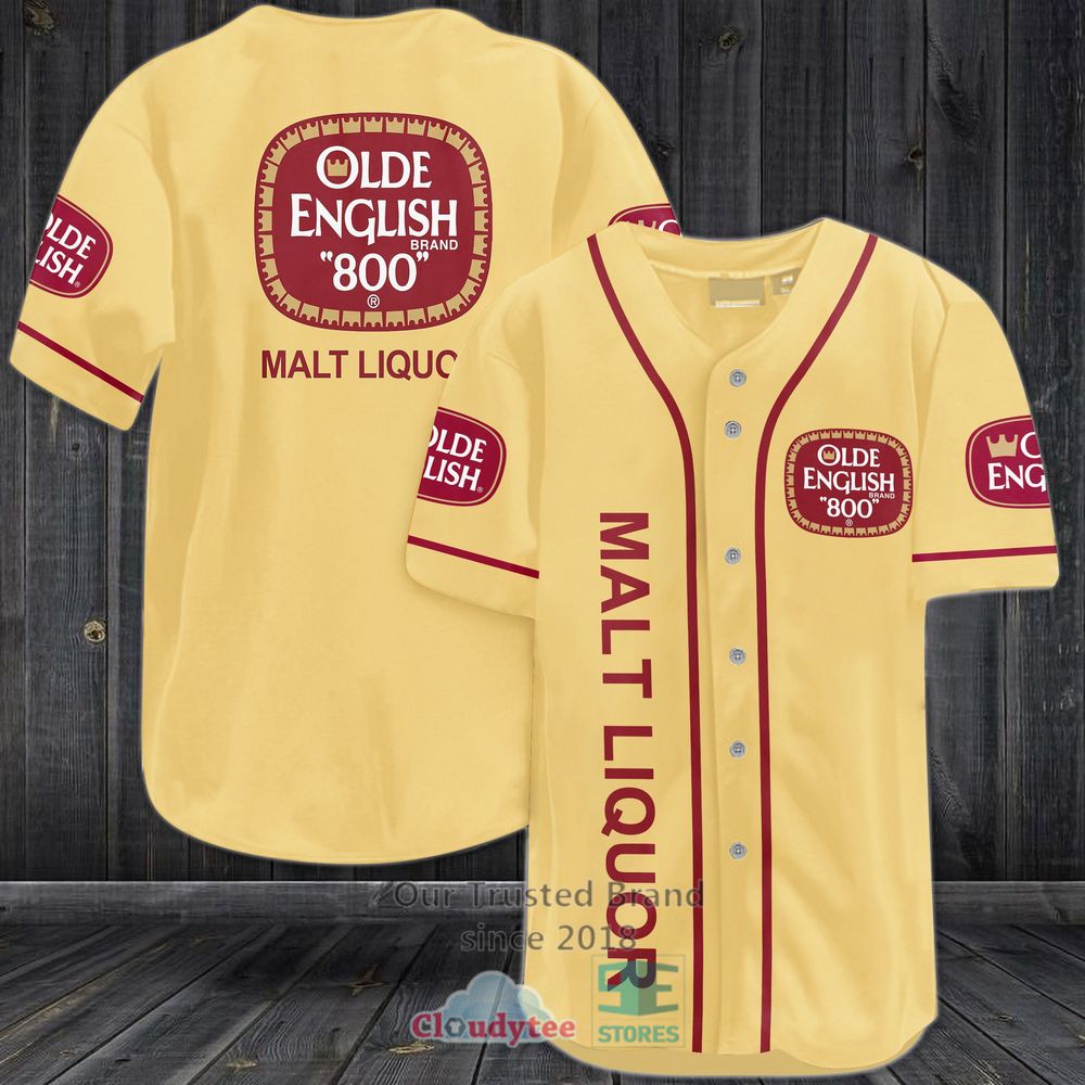 Olde English 800 Baseball Jersey Shirt Olde English 800 Baseball Jersey Shirt