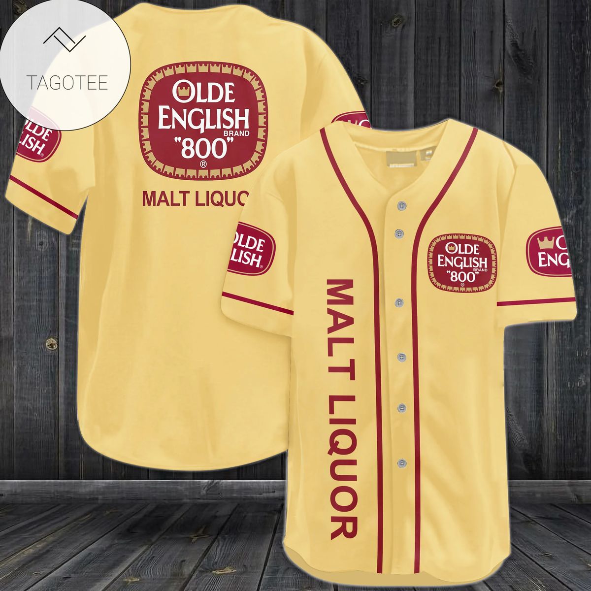 Olde English 800 Malt Liquor Logo Baseball Jersey Shirt Olde English 800 Malt Liquor Logo Baseball Jersey Shirt