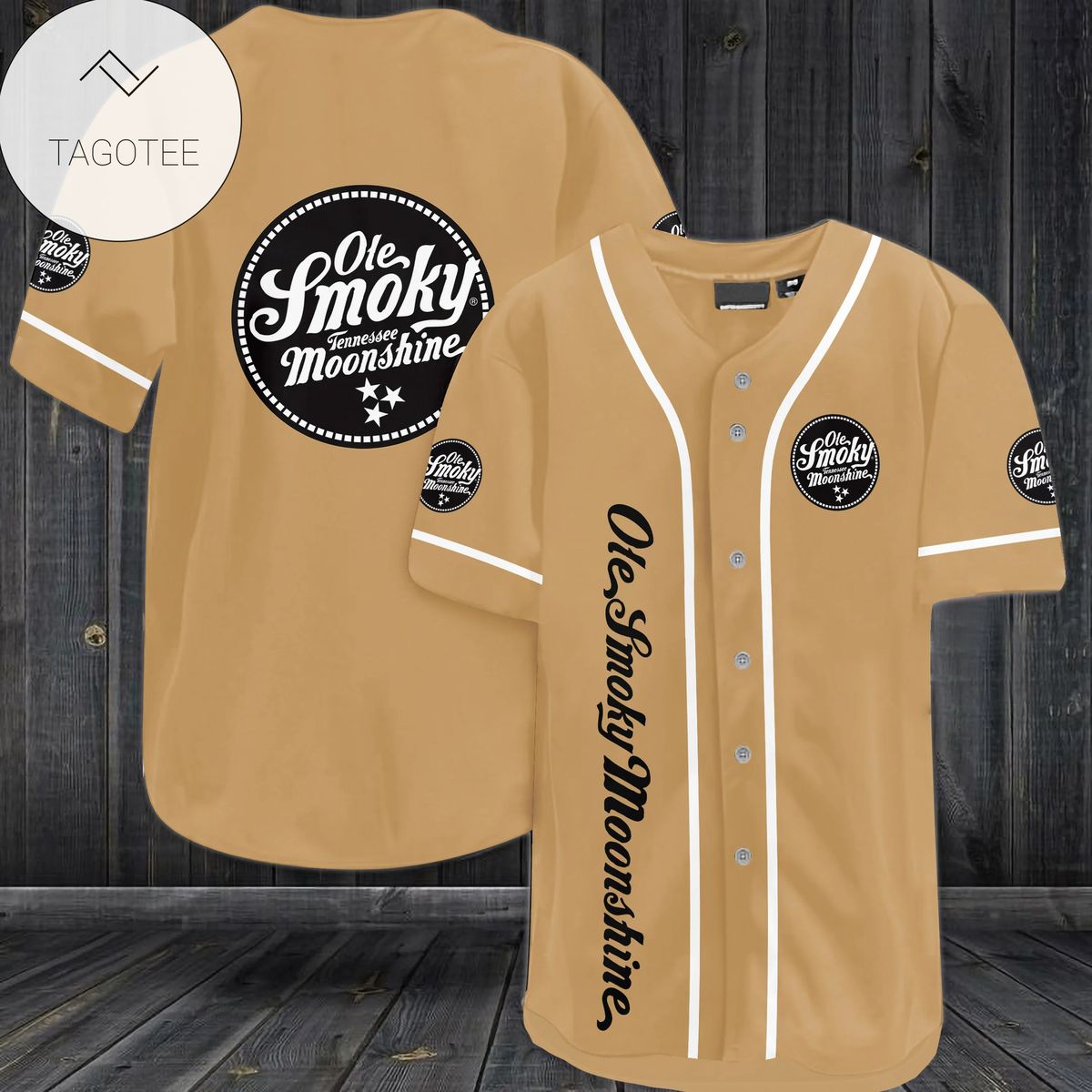 Ole Smoky Moonshine Logo Baseball Jersey Shirt Ole Smoky Moonshine Logo Baseball Jersey Shirt