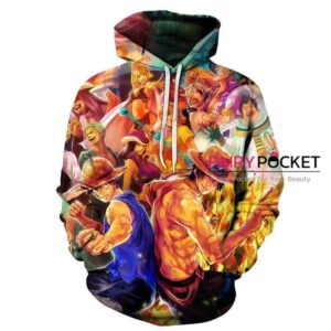 One Piece 3D Hoodie For Men Women All Over 3D Printed Hoodie ï¿½ H - fd57dd6933ac