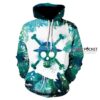 One Piece Green 3D Hoodie For Men Women All Over 3D Printed Hoodie - e8a4429316fe